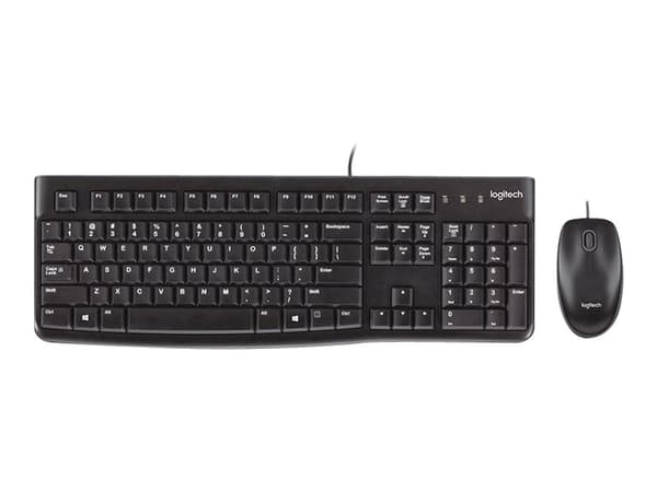 Logitech Desktop MK120 - Tastatur- og mussett - USB - Fransk