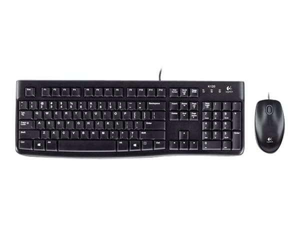 Logitech Desktop MK120 - Tastatur- og mussett - USB - Fransk