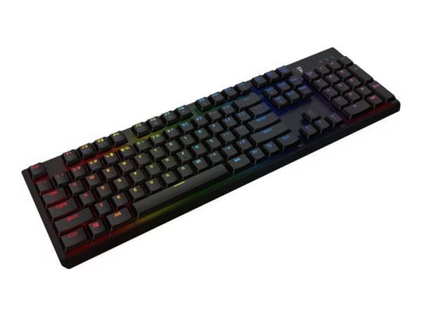 Tesoro Gram Spectrum G11SFL - Tangentbord - bakgrundsbelyst - USB - tangentbrytare: TESORO AGILE Blue - svart