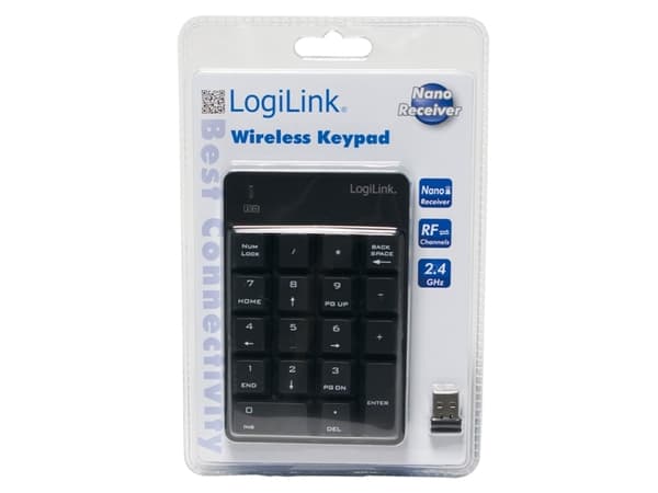 LogiLink - Tangentbord - trådlös - 2.4 GHz