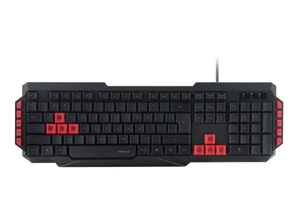 SPEEDLINK Ludicium - Tangentbord - USB - Nordisk - svart