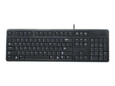 Dell KB212-B QuietKey - Tangentbord - USB - AZERTY - fransk - svart - för Inspiron 15 N5030, 15 N5040, 15 N5050; OptiPlex 30XX; Vostro 200, 260; XPS