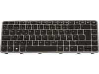 HP 739563-081, Näppäimistö, Tanska, Taustavalaistu näppäimistö, HP, EliteBook Folio 1040 G1