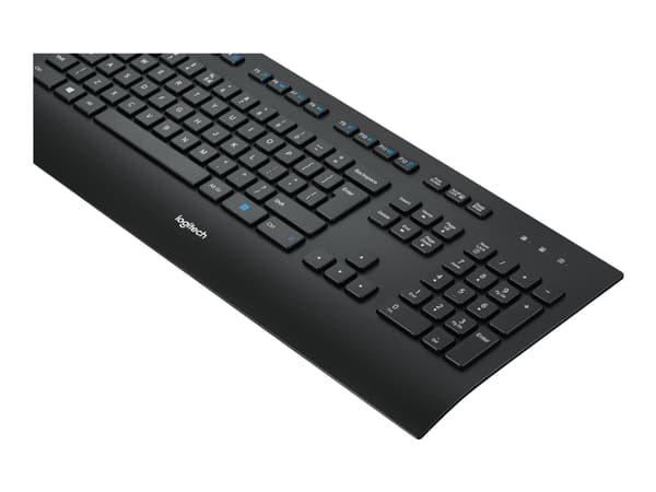 Logitech Corded K280e - Tastatur - USB - US International