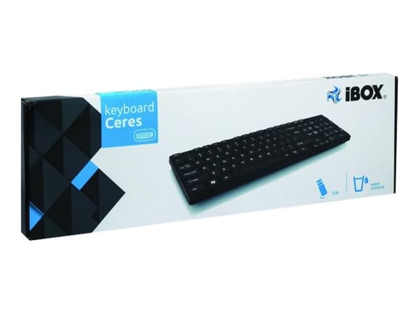 iBox IKCHK501, Täysikokoinen (100 %), Langallinen, USB, Musta musta