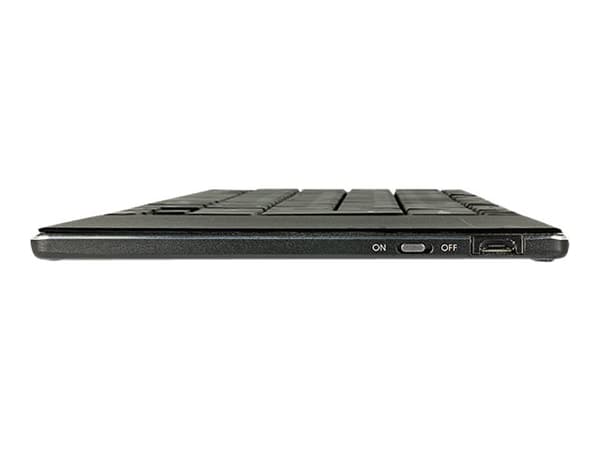 Delock Smart TV - Tastatur - med styreplate - trådløs - 2.4 GHz - Tysk - svart - løsvekt