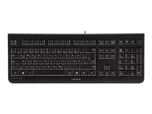 CHERRY KC 1000 tangentbord USB QWERTY Engelsk Svart