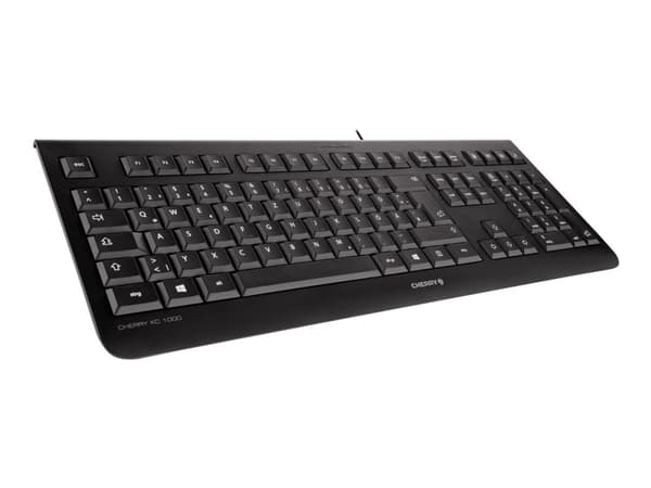 CHERRY KC 1000 tangentbord USB QWERTY Engelsk Svart