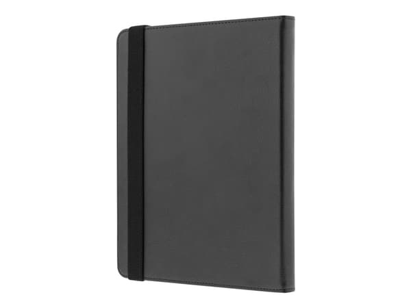 DELTACO TB-137 - Tangentbord och foliefodral - trådlös - Bluetooth - svart tangentbord, svart fodral
