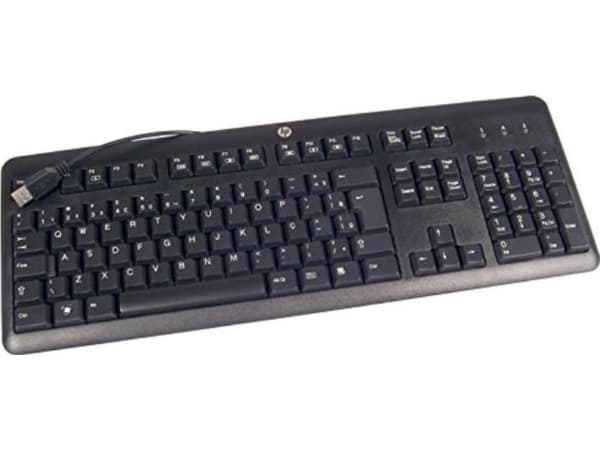 HP 672647-033 näppäimistö USB QWERTY Englanti (UK) Musta