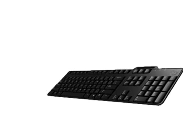 DELL KB813, Standard, USB, QWERTY, Svart