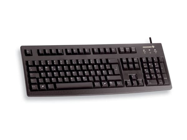 CHERRY G83-6105 - Tangentbord - USB - ungerska - svart Grå