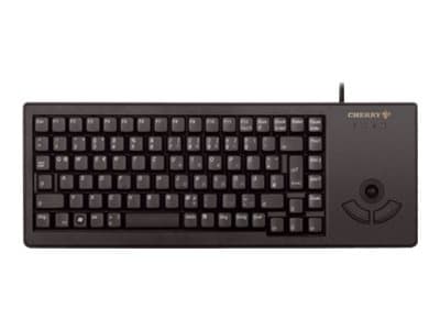 CHERRY XS Trackball, Täysikokoinen (100 %), Langallinen, USB, QWERTY, Musta musta