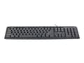 Miniatyrbild 3 av 5: Gembird KB-U-103 - Tangentbord - USB - amerikansk - svart