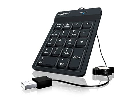 KeySonic ACK-118BK, USB, 18, Universal, 0,7 m, Lajittelu