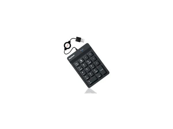 KeySonic ACK-118BK, USB, 18, Universal, 0,7 m, Lajittelu musta