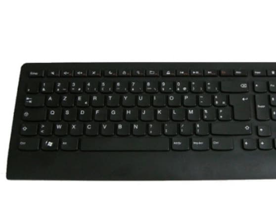 Lenovo Slim New F5 - Tastatur - USB - Italiensk - FRU, (CRU) - Tier 1 Sort
