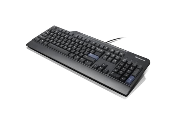 Lenovo 94Y6050, Full størrelse (100 og), Koblet med ledninger (ikke trådløs), USB, Sort Sort