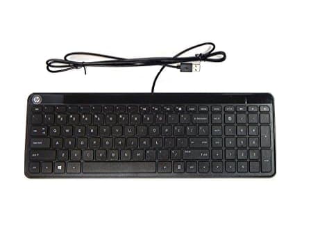 HP 801526-051, Fullstor (100 %), Kabel, USB, Mekaniska tangentbrytare, AZERTY, Svart Svart