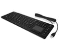 Miniatyrbild 2 av 5: KeySonic KSK-6231 Inel - Tangentbord - med pekplatta - bakgrundsbelyst - USB - amerikansk - svart