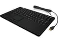 Miniatyrbild 5 av 5: Keysonic KSK-5230 IN - Tangentbord - med pekplatta - USB - amerikansk - svart / vit