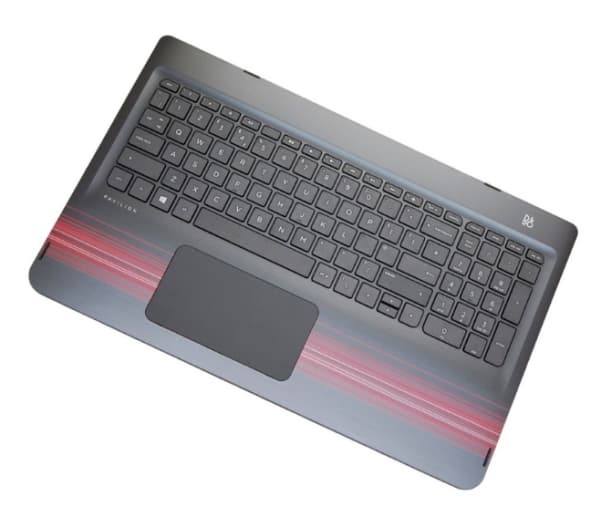 HP 862650-041, Kotelon pohja + näppäimistö, Saksa, HP, Pavilion x360 15-bk
