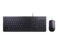 Miniatyrbilde 5 av 5: Lenovo Essential Wired Combo - Tastatur og mussett - USB - Fransk