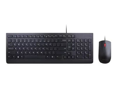 Lenovo Essential Wired Combo - Tastatur og mussett - USB - Fransk