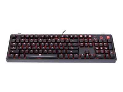 Tt eSPORTS MEKA PRO - Tangentbord - bakgrundsbelyst - USB - tysk - tangentbrytare: CHERRY MX Blue
