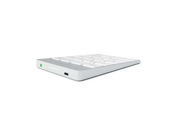 Satechi ST-SALKPS, Bluetooth, Kannettava tietokone/PC, Hopea, Alumiini, Akku, 78,4 mm