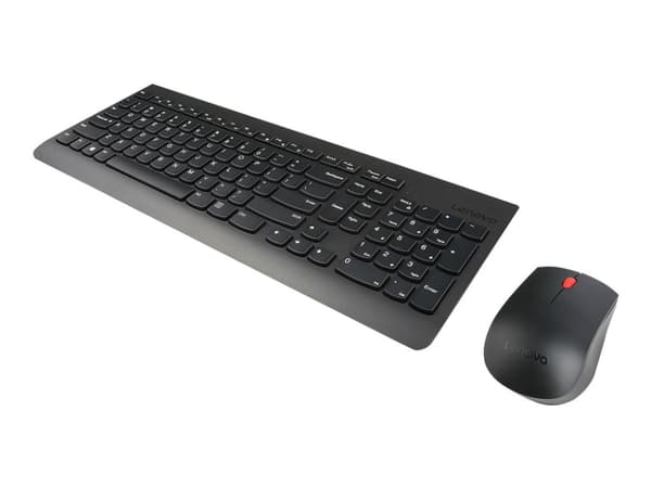 Lenovo Essential Wireless Combo - Sats med tangentbord och mus - trådlös - 2.4 GHz - Svenska/finska