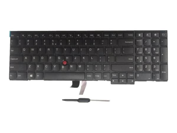 Lenovo - Kannettavat tietokoneet udskiftningstastatur - USA internationalalt - FRU, CRU - Tier 2 - ThinkPad L540; P50s; T540p; T550; T560; W540; W541