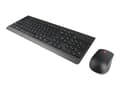 Miniatyrbilde 2 av 5: Lenovo Essential Wireless Combo - Tastatur- og mussett - trådløs - 2.4 GHz - USA med eurosymbol