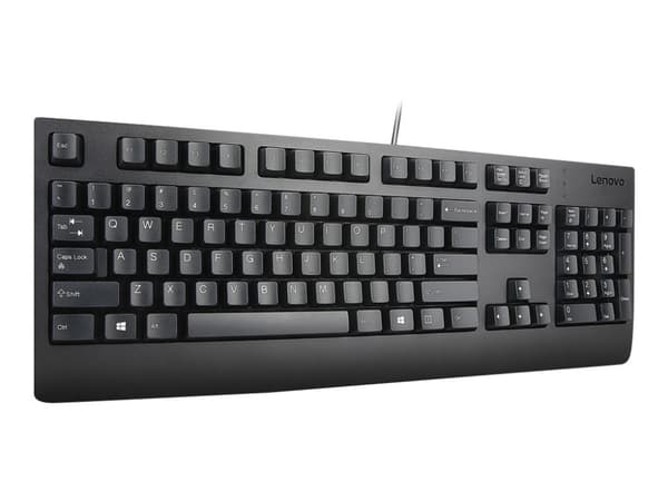 Lenovo Preferred Pro II - Tangentbord - USB - QWERTY - USA med eurosymbol - svart