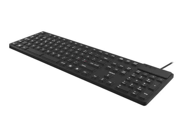 DELTACO tb-501 - Tangentbord - USB - hela norden - svart Svart