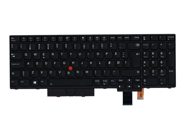 Lenovo - Ersättningstangentbord för bärbar dator - med Trackpoint, UltraNav - bakgrundsbelyst - QWERTY - dansk - FRU