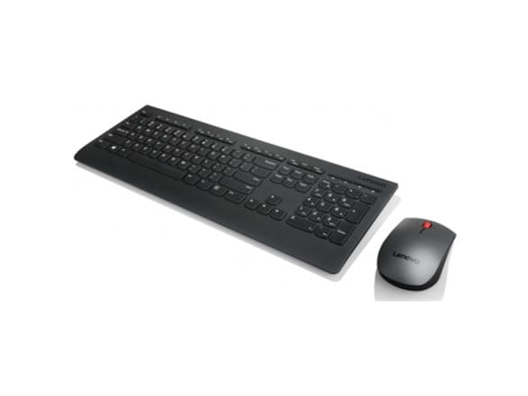 Lenovo Professional - Sats med tangentbord och mus - trådlös - 2.4 GHz - USA med eurosymbol