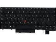 Chicony - Ersättningstangentbord för bärbar dator - med Trackpoint, UltraNav - QWERTY - spansk - svart - för ThinkPad T470 20HD, 20HE, 20JM, 20JN