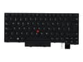 Miniatyrbild 1 av 3: Chicony - Ersättningstangentbord för bärbar dator - med Trackpoint, UltraNav - QWERTY - spansk - svart - för ThinkPad T470 20HD, 20HE, 20JM, 20JN