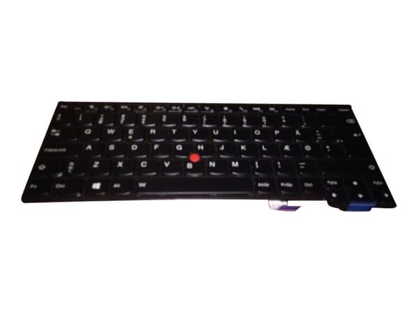Chicony - Ersättningstangentbord för bärbar dator - med Trackpoint - bakgrundsbelyst - QWERTY - dansk - FRU, CRU - Tier 2