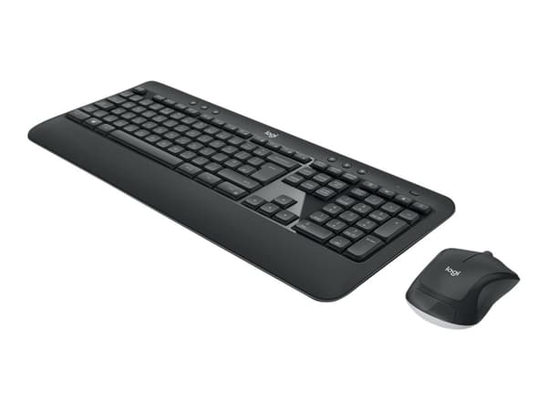 Logitech Advanced MK540 näppäimistö Sisältää hiiren USB QWERTY Pohjoismainen Musta, Valkoinen