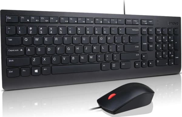 Lenovo Essential Wired Combo - Tastatur- og mussett - USB - USA
