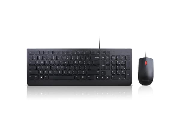 Lenovo Essential Wired Combo - Tastatur- og mussett - USB - USA