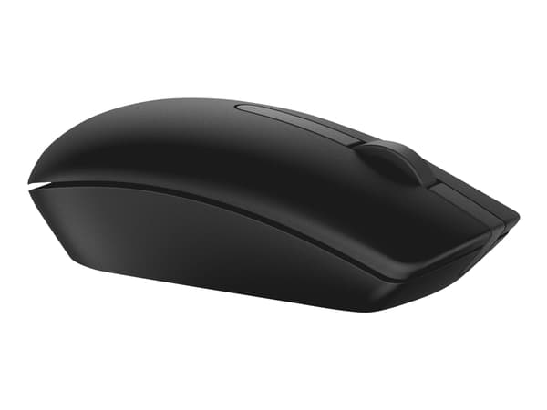 DELL KM636, Täysikokoinen (100 %), Langaton RF, QWERTY, Musta, Sisältää hiiren