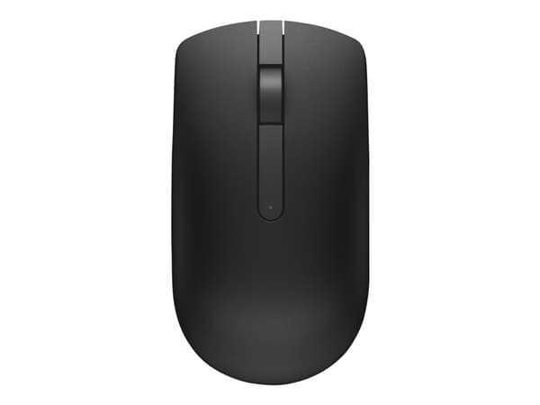 DELL KM636, Täysikokoinen (100 %), Langaton RF, QWERTY, Musta, Sisältää hiiren