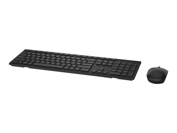Dell KM636 - Sats med tangentbord och mus - trådlös - QWERTY - brittisk - svart Svart