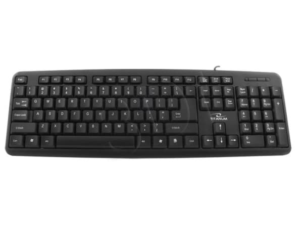 Titanum TK101 Keyboard Wired Black US (TK101)