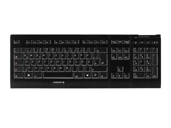CHERRY B.Unlimited 3.0 tastatur Mus inkludert RF kabel-fri QWERTY UK Engelsk Sort