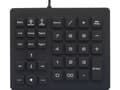 Miniatyrbild 1 av 3: Renkforce USB-tangentbord Stänkskyddad, dammtät, pektangenter Svart