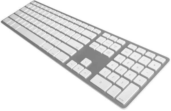 Matias Silver Wireless Silver UK Keyboard (FK418BTLSB-UK)